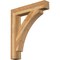 Ekena Millwork Thorton Block Rough Sawn Bracket, Western Red Cedar, 6"W x 36"D x 42"H BKT06X36X42THR05RWR - alternate 1